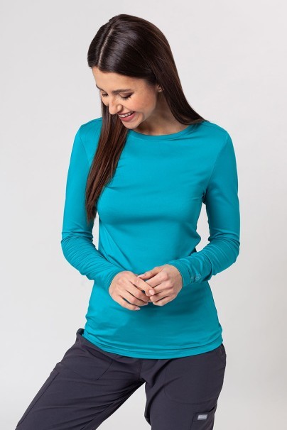 Women’s Maevn Bestee long sleeve top real teal-1