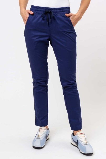 Women's Uniforms World Zora scrub top navy-1