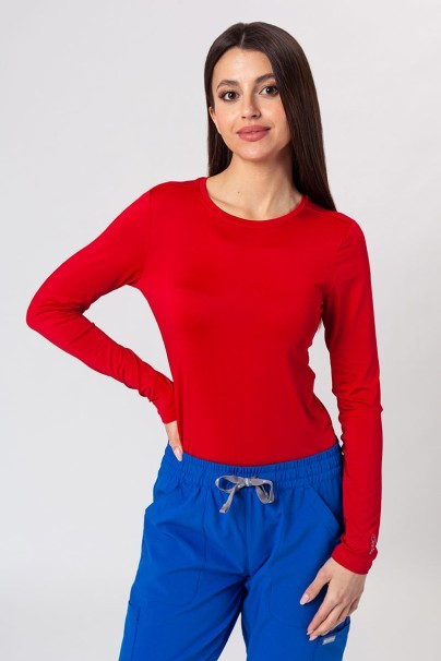 Women’s Maevn Bestee long sleeve top red-1