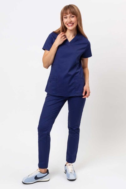 Women's Uniforms World scrubs set (Alyssa top, Zora trousers) navy-1