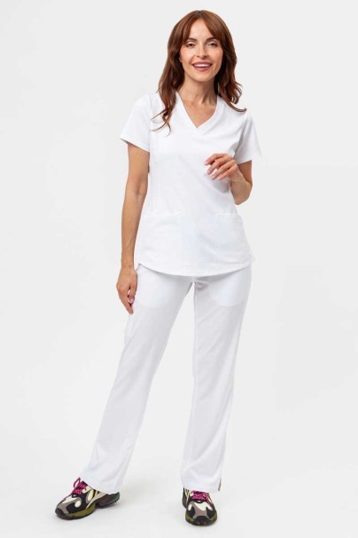 Women's Healing Hands scrubs set (Monica top, Rebecca trousers) white-1