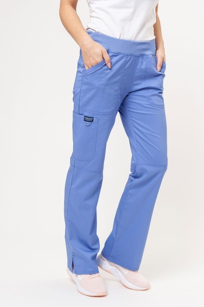 Women’s Cherokee Revolution Straight Leg scrub trousers ciel blue-1