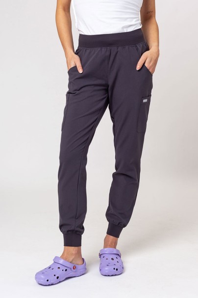 Women’s Maevn Momentum Jogger scrub trousers pewter-1