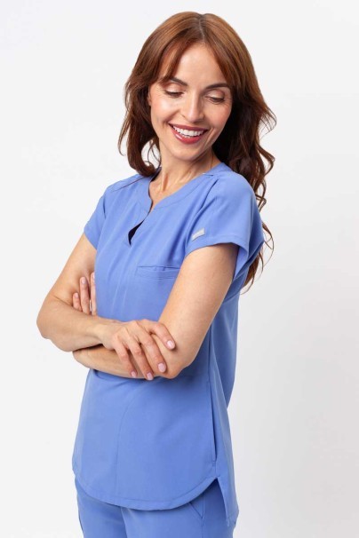 Women's Maevn Momentum Dolman scrub top ceil blue-1