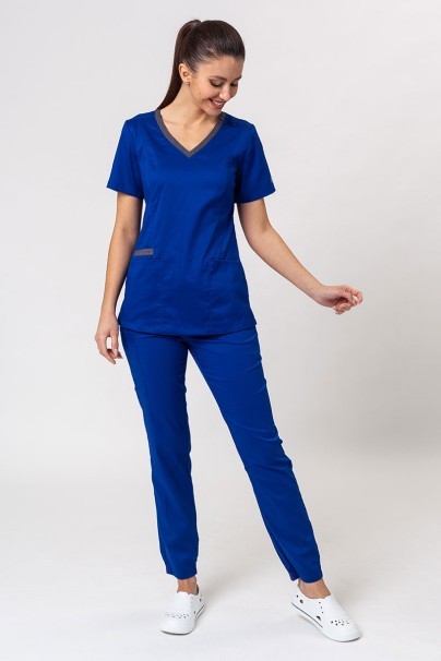 Women's Maevn Matrix Contrast scrubs set galaxy blue-1