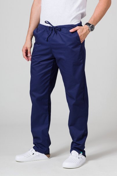 Men's Sunrise Uniforms Basic Regular scrub trousers navy-1