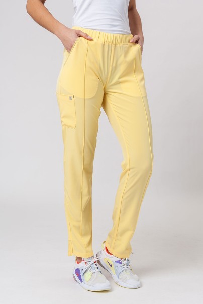 Women's Maevn Matrix Impulse Stylish scrub trousers sunshine yellow-1