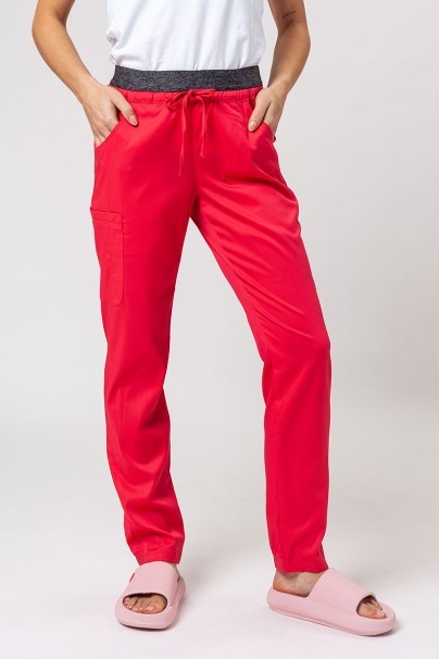 Women's Maevn Matrix Semi-jogger scrub trousers watermelon-1