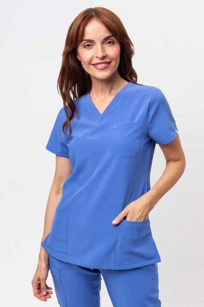 Women's Uniforms World 309TS™ Valiant scrub top ceil blue-1