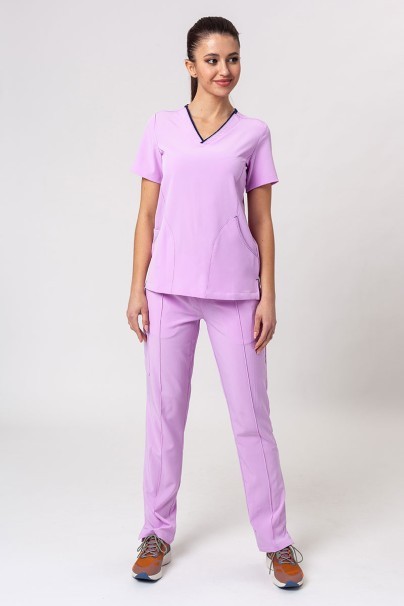 Women's Maevn Matrix Impulse Stylish scrubs set lavender-1