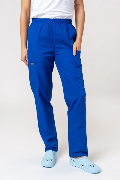 Women’s Cherokee Originals Natural Rise scrub trousers royal blue-1