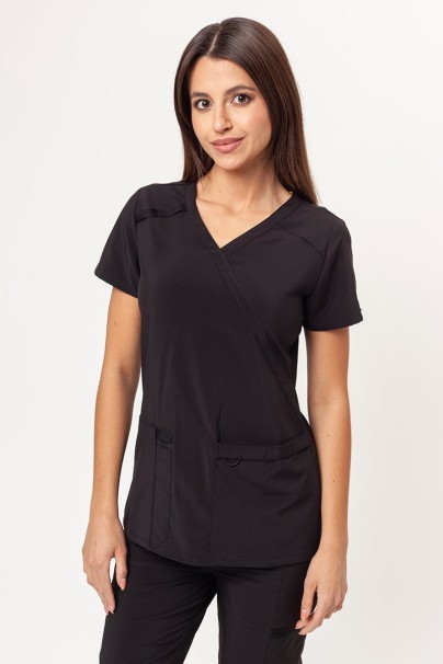 Women’s Dickies EDS Essentials Mock scrub top black-1