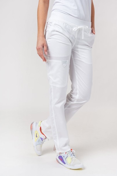 Women’s Cherokee Revolution scrub cargo trousers white-1