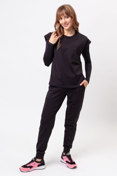 Women's Cherokee Achieve scrubs set black-1