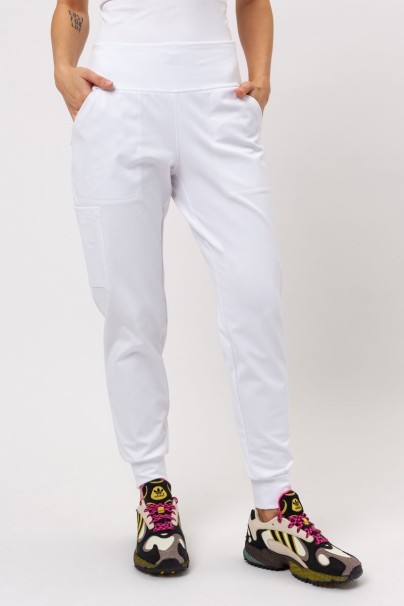Women's Cherokee Achieve Jogger scrub trousers white-1
