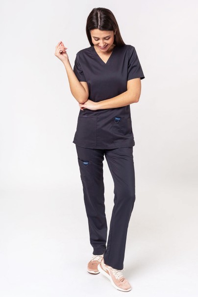 Women's Cherokee Revolution scrubs set (Soft top, Cargo trousers) pewter-1