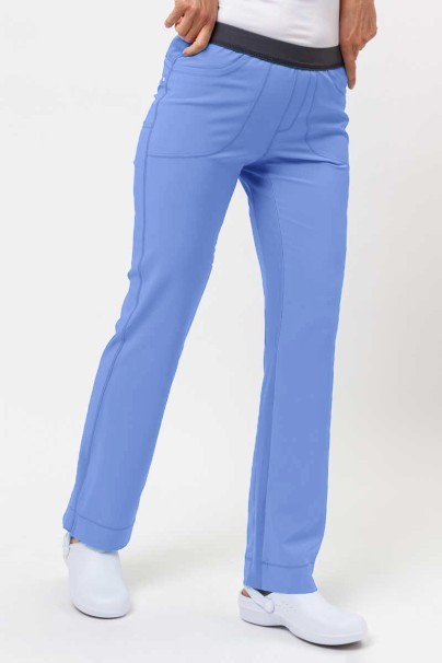 Women's Cherokee Infinity Slim Pull-on scrub trousers ceil blue-1