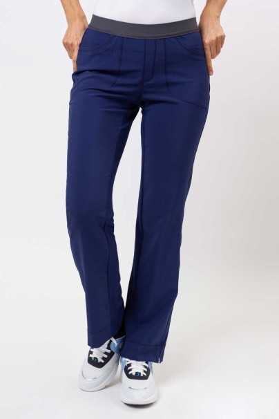 Women's Cherokee Infinity Slim Pull-on scrub trousers navy-1