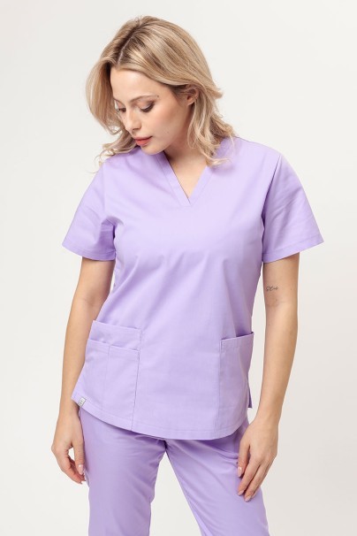 Women's Sunrise Uniforms Basic Light FRESH scrub top lavender-1