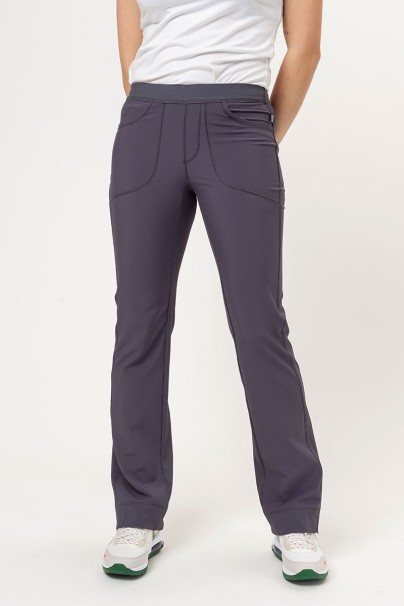 Women's Cherokee Infinity Slim Pull-on scrub trousers pewter-1