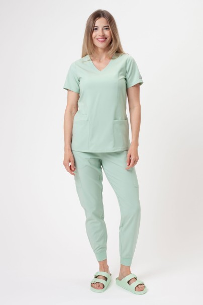 Women's Maevn Momentum Jogger scrubs set honeydew