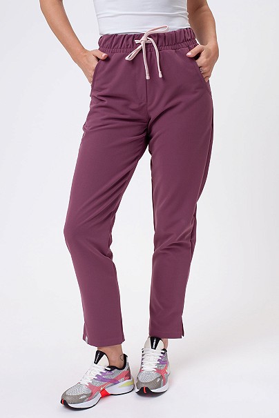 Women's Sunrise Uniforms Premium Pride scrub trousers grape