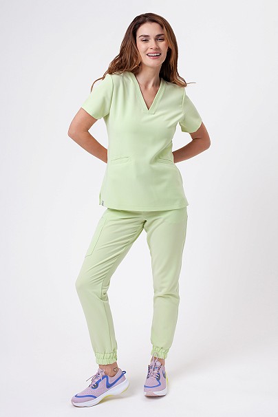 Women's Sunrise Uniforms Premium Vibe scrubs set matcha