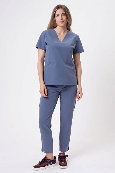 Women's Sunrise Uniforms Premium Pride scrubs set thunder