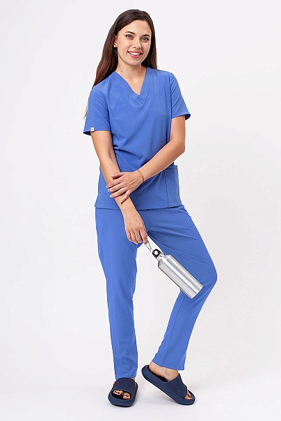 Women's Sunrise Move Line scrub set ceil blue