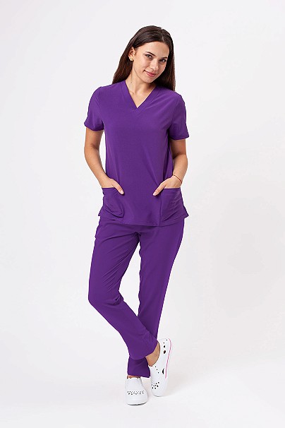 Women's Sunrise Move Line scrub set purple
