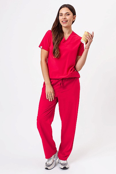 Women's Sunrise Move Zen scrub set raspberry