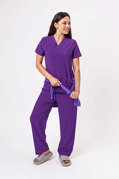 Women's Sunrise Move Zen scrub set purple