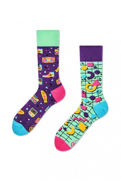 BACK TO THE 90S COLOURFUL SOCKS – MANY MORNINGS-1