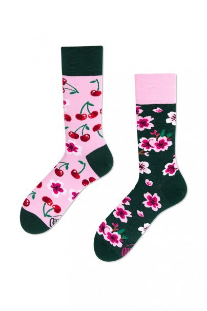 Cherry Blossom COLOURFUL SOCKS – MANY MORNINGS-1