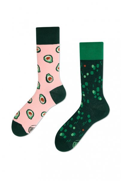 Green Avocado COLOURFUL SOCKS – MANY MORNINGS-1