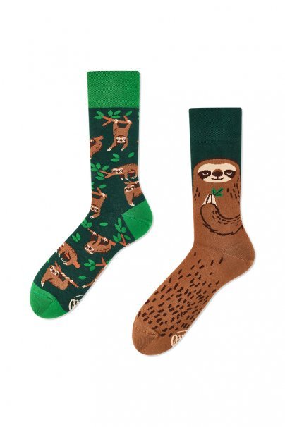 Sloth Life COLOURFUL SOCKS – MANY MORNINGS-1