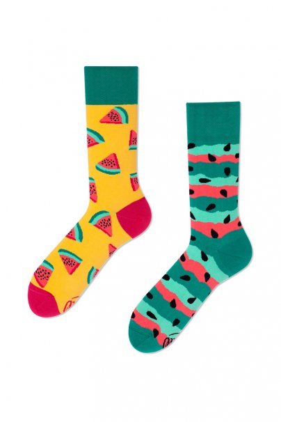 Watermelon Splash COLOURFUL SOCKS – MANY MORNINGS-1