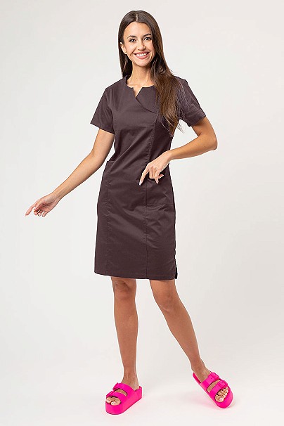 Sunrise Uniforms Charm scrub dress choco