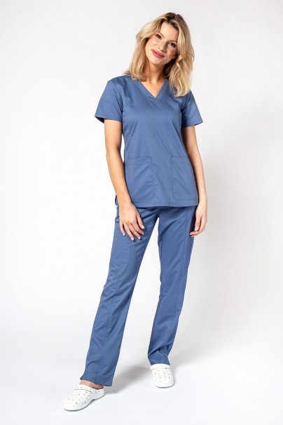 Women's Maevn EON Sport Sporty & Comfy classic scrubs set infinity blue-1