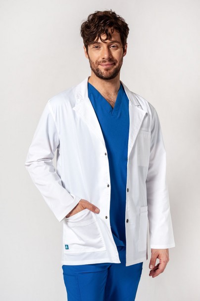 Men’s Adar Uniforms Snap Short lab coat (elastic)-1