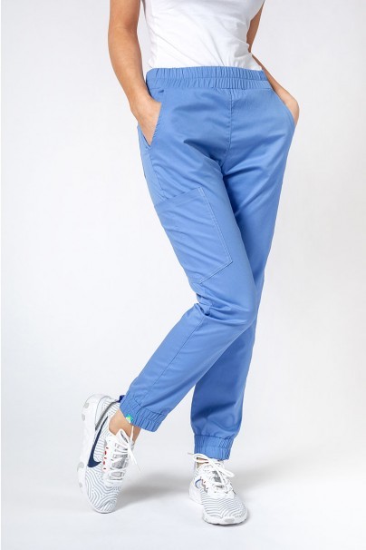 Women’s Sunrise Uniforms Active Air jogger scrub trousers ceil blue-1