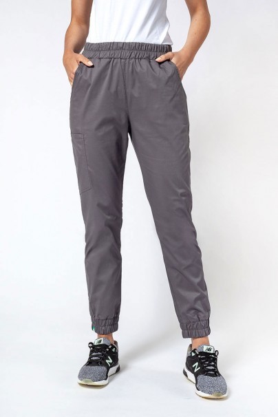 Women’s Sunrise Uniforms Active Air jogger scrub trousers pewter-1