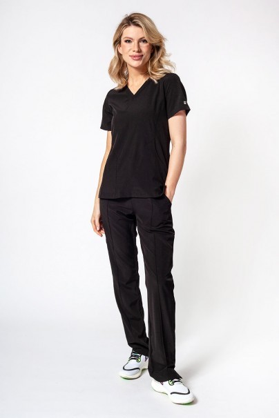 Women's Maevn Matrix Impulse Stylish scrubs set black-1