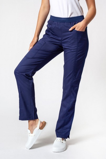 Women's Maevn EON Sporty & Comfy classic scrub trousers navy-1