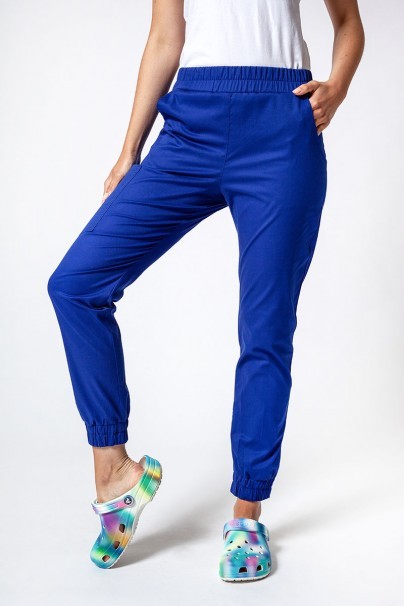 Women’s Sunrise Uniforms Active Air jogger scrub trousers royal blue-1