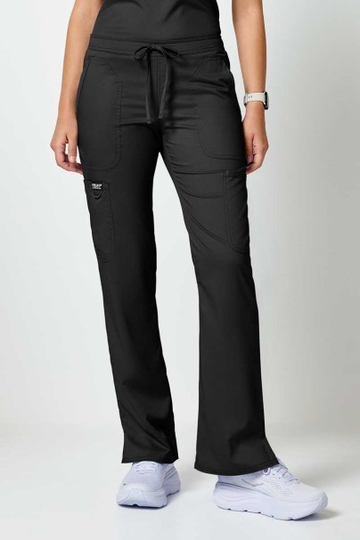 Women's Cherokee Revolution Flare Leg scrub trousers black